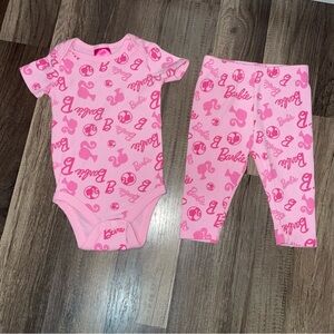 Baby Barbie 2 Piece Outfit 3/6m